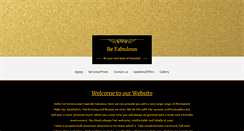 Desktop Screenshot of befabulous.net